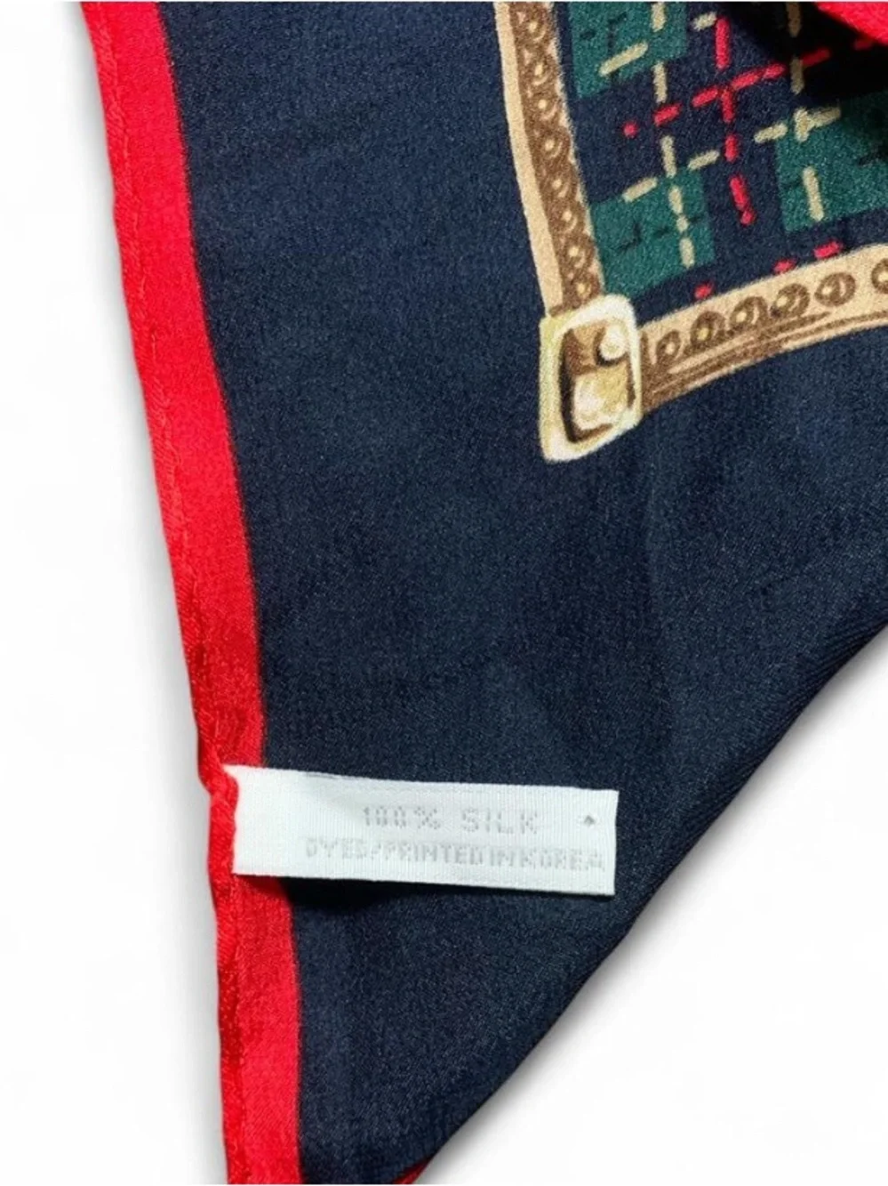 ✨ Vintage Pendleton 100% Silk Equestrian & Scottie Dog Square Scarf ✨